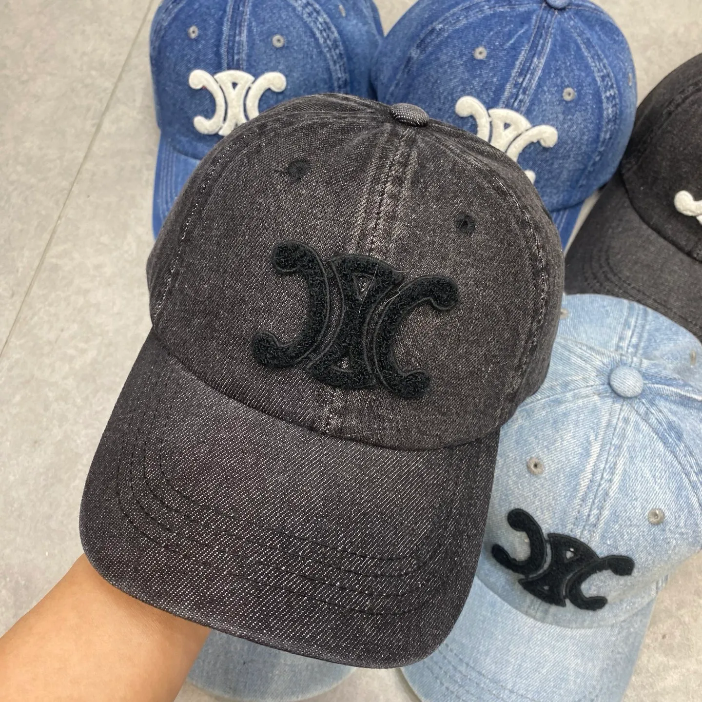 Private message for price inquiry! celine denim baseball cap