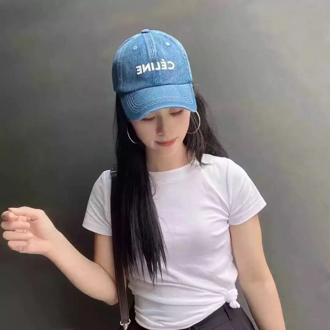 Celine denim baseball cap