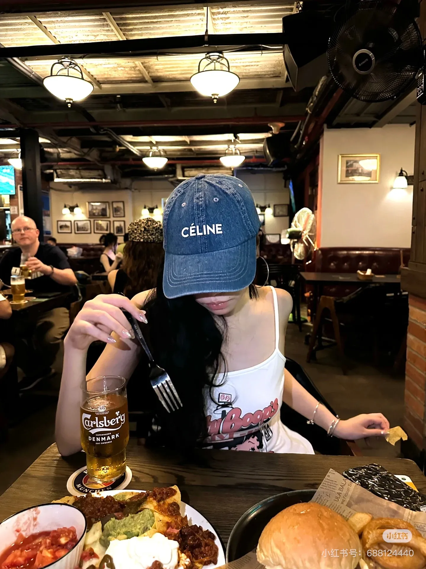Celine denim baseball cap