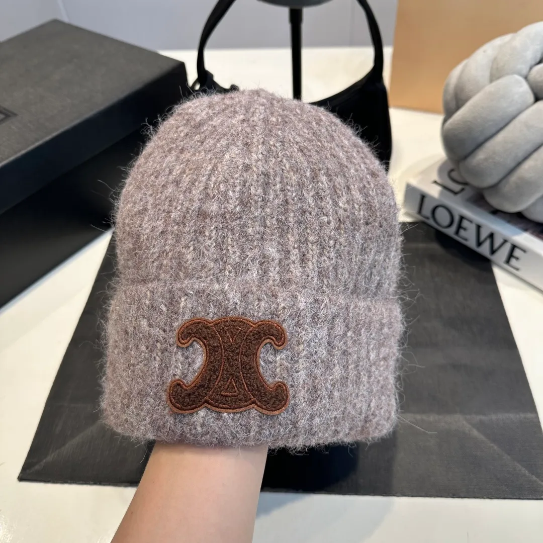 P70 Celine new autumn and winter wool hat, running size, head circumference 57cm