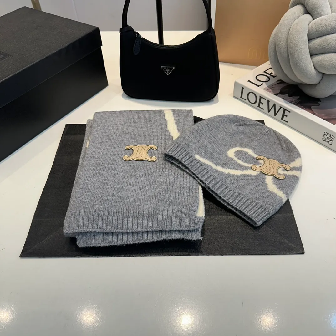 P170 CELINE Xiaohongshu’s popular model, official website new classic suit hat! Hat ➕Scarf! It feels great in hand! It’s warm and super comfortable. This winter, all you need is a hat set like this. It’s warm and fashionable! Welcome to choose!!