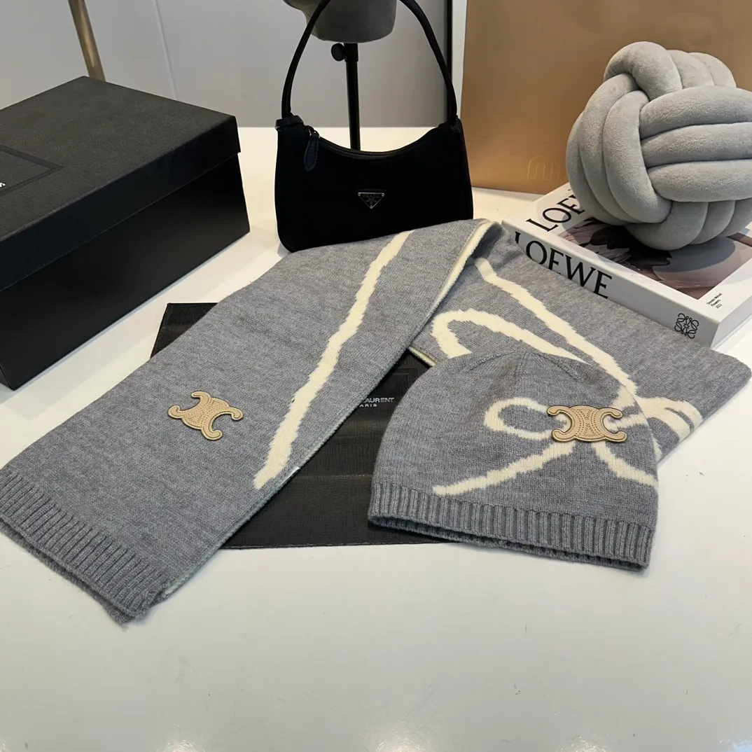 P170 CELINE Xiaohongshu’s popular model, official website new classic suit hat! Hat ➕Scarf! It feels great in hand! It’s warm and super comfortable. This winter, all you need is a hat set like this. It’s warm and fashionable! Welcome to choose!!