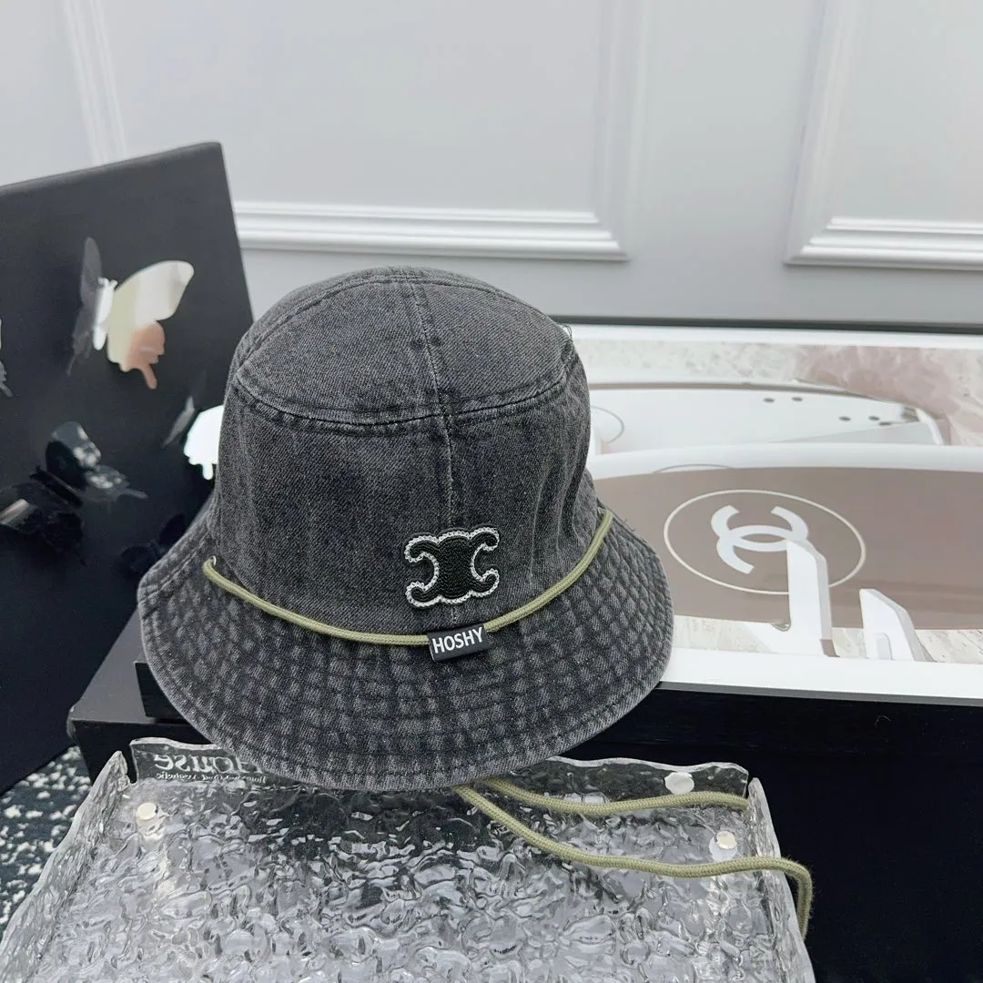 CELINE new denim fisherman hat, designer style, very personalized~