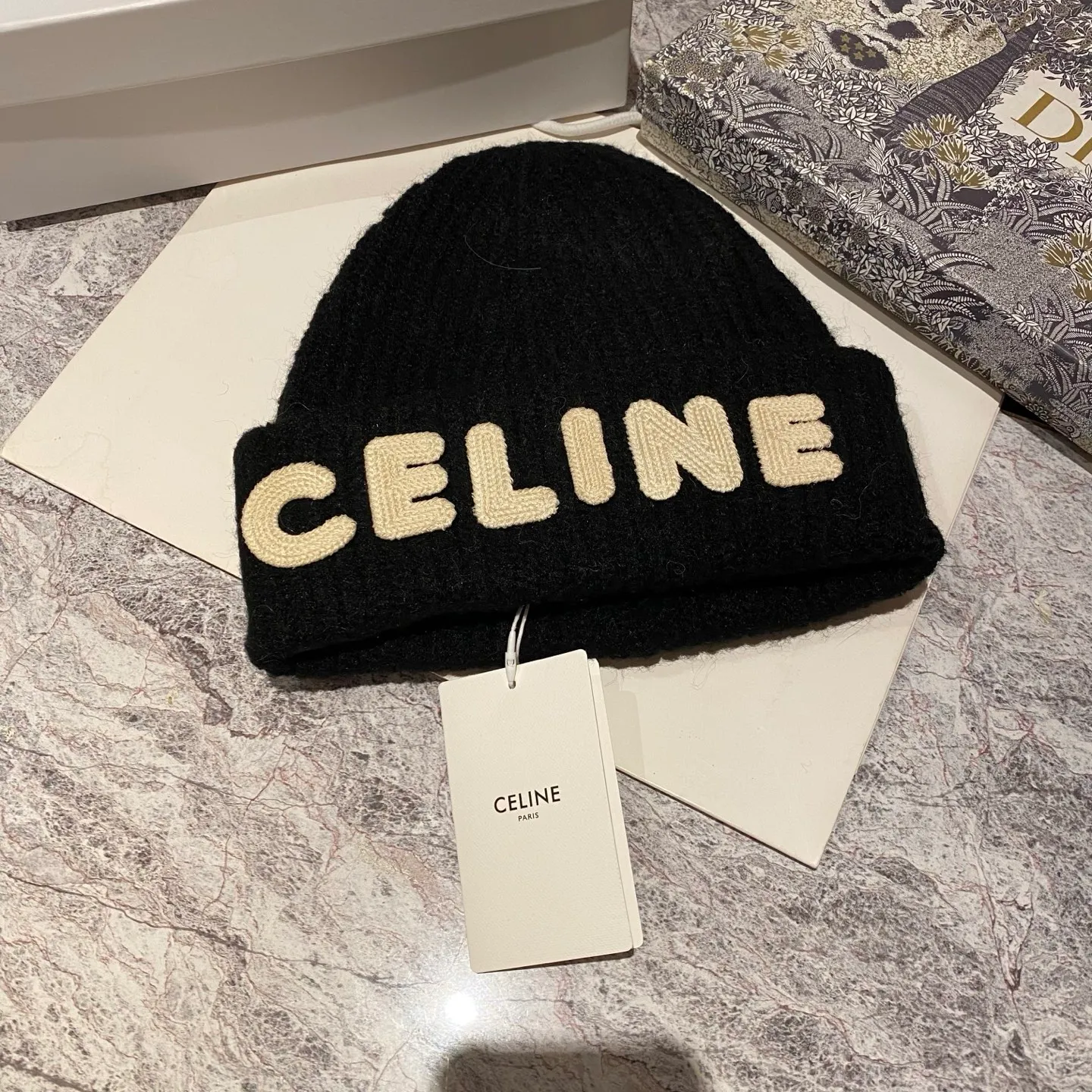 Celine wool knit hat