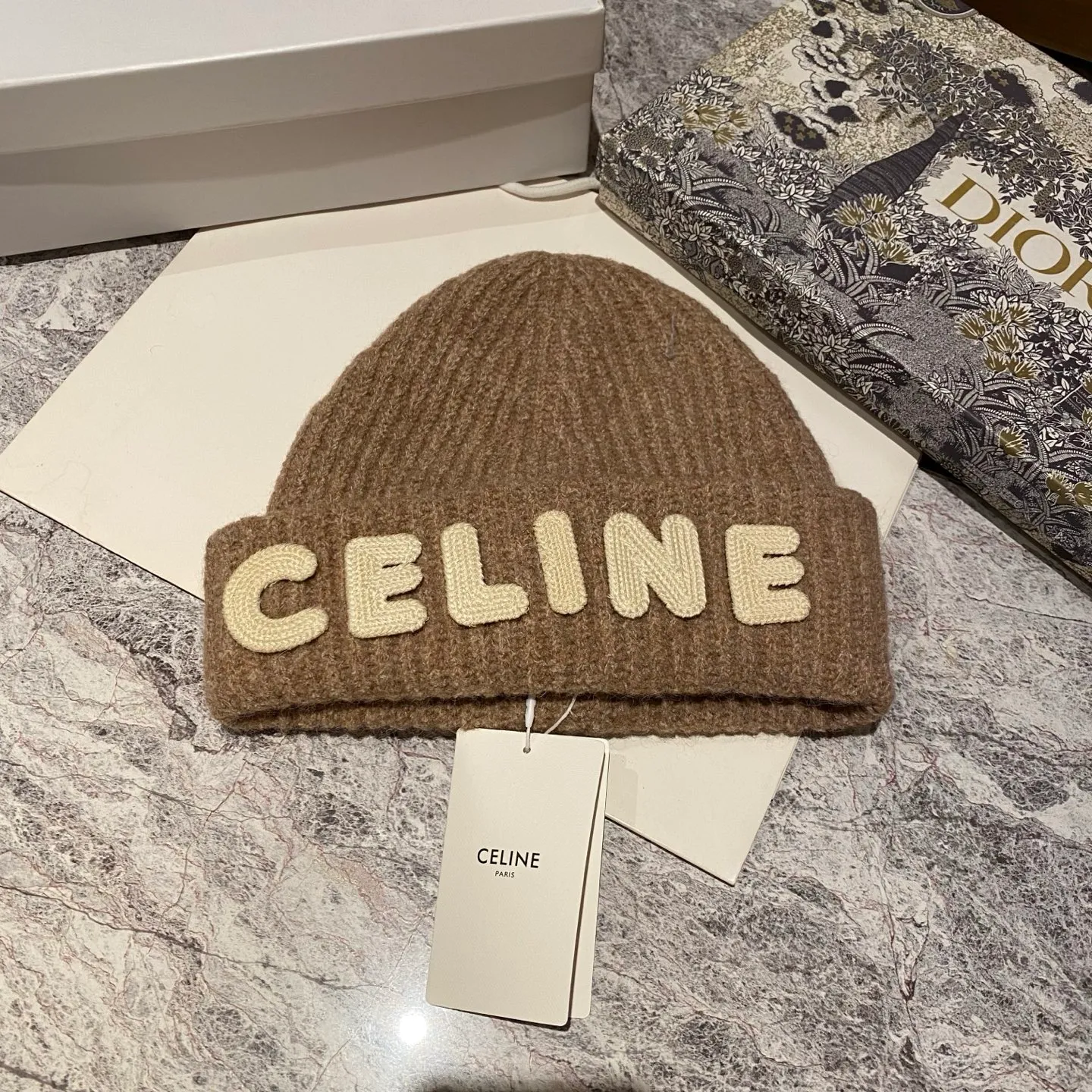 Celine wool knit hat