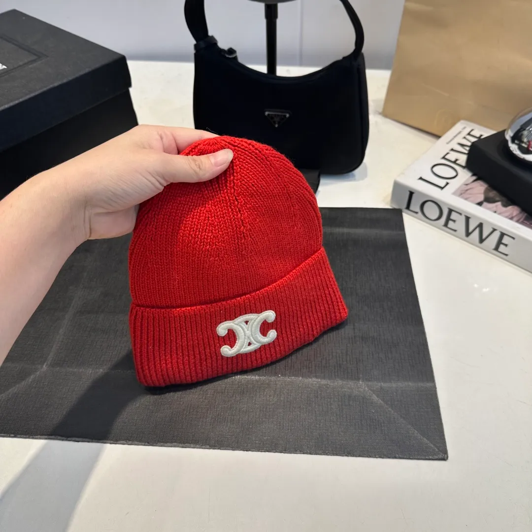 P60 Celine Celine 2025 autumn and winter new wool hat, knitted hat for men and women