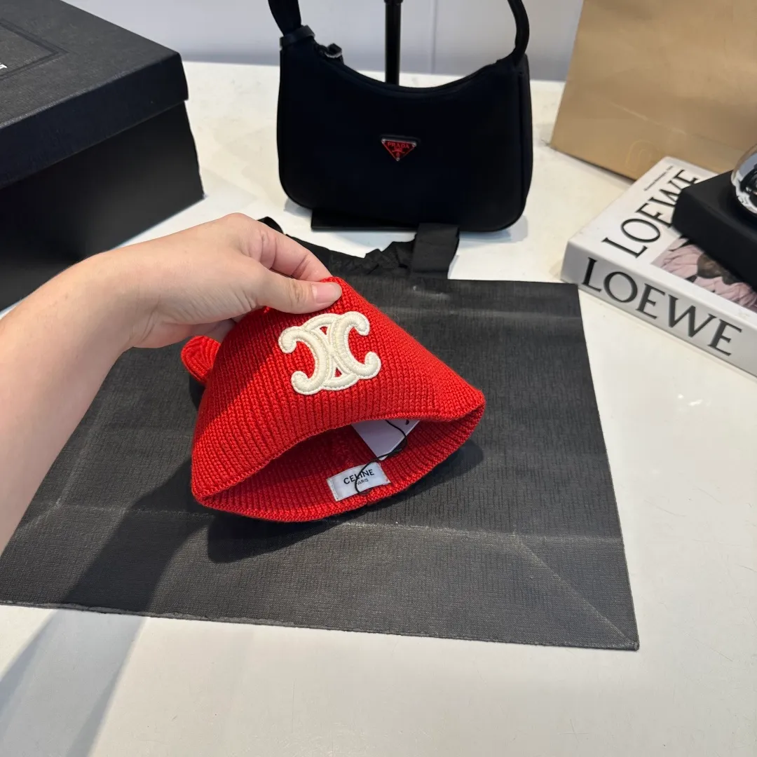 P60 Celine Celine 2025 autumn and winter new wool hat, knitted hat for men and women
