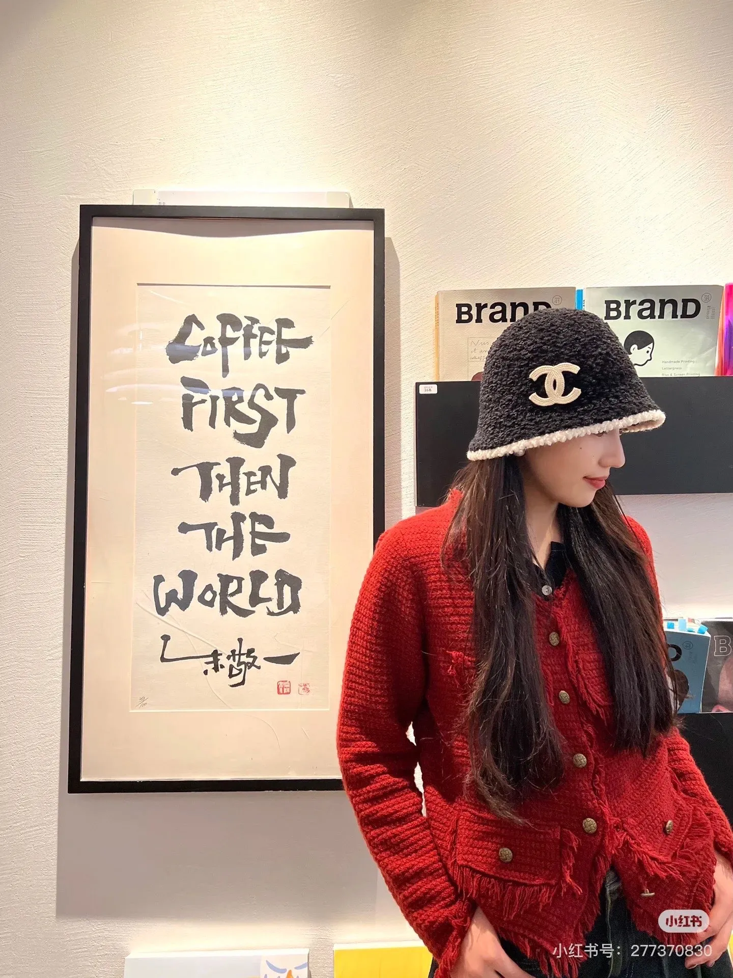 💰60¥ Chanel new wool bucket hat, foldable