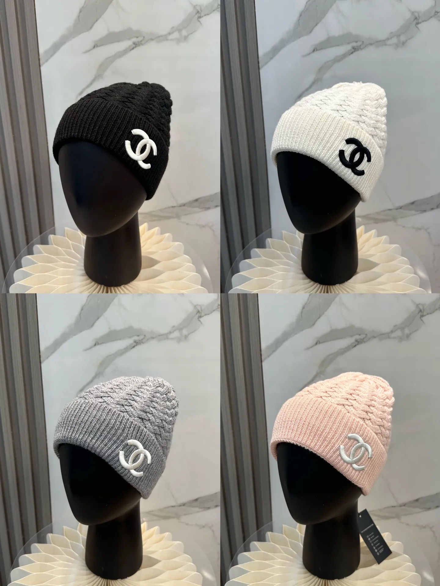 P80 Chanel official website high-quality Chanel autumn and winter knitted hat recommended by internet celebrity fashion bloggers. It hides a quiet sense of high-end. Every line is neat and generous, simple but not simple, generous and stylish. Every detail shows high-end taste, and the sense of fashion becomes more and more intriguing in the restraint.