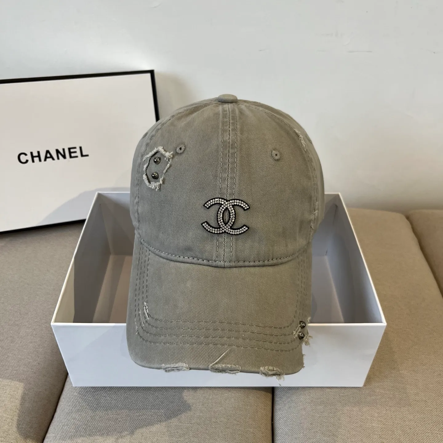P60 CHANEL Chanel 2025 new small fragrance big-name baseball cap, counter classic style, unisex, head circumference 57, four colors available