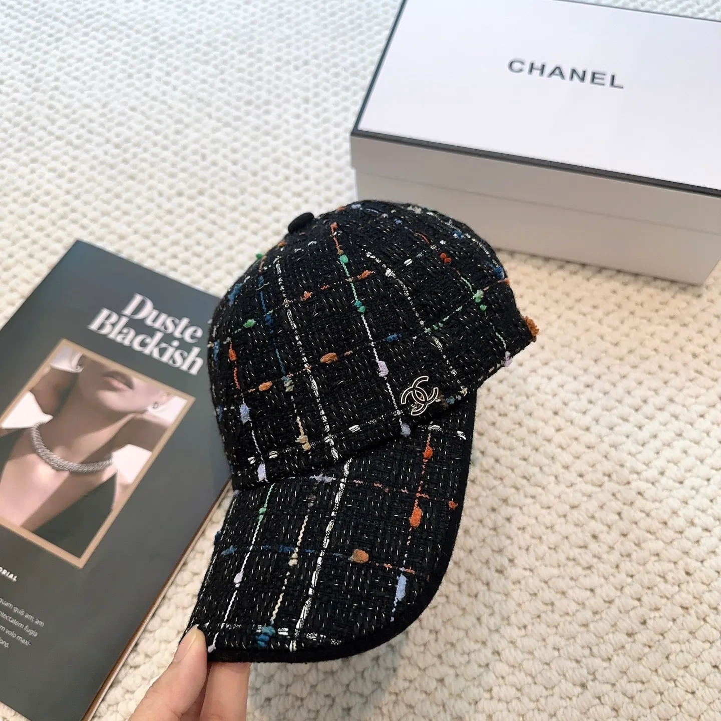 P60 CHANEL Chanel's new autumn and winter baseball cap, simple and elegant👈🏻👍casual and fashionable👩trendy and stylish👍Versatile style!