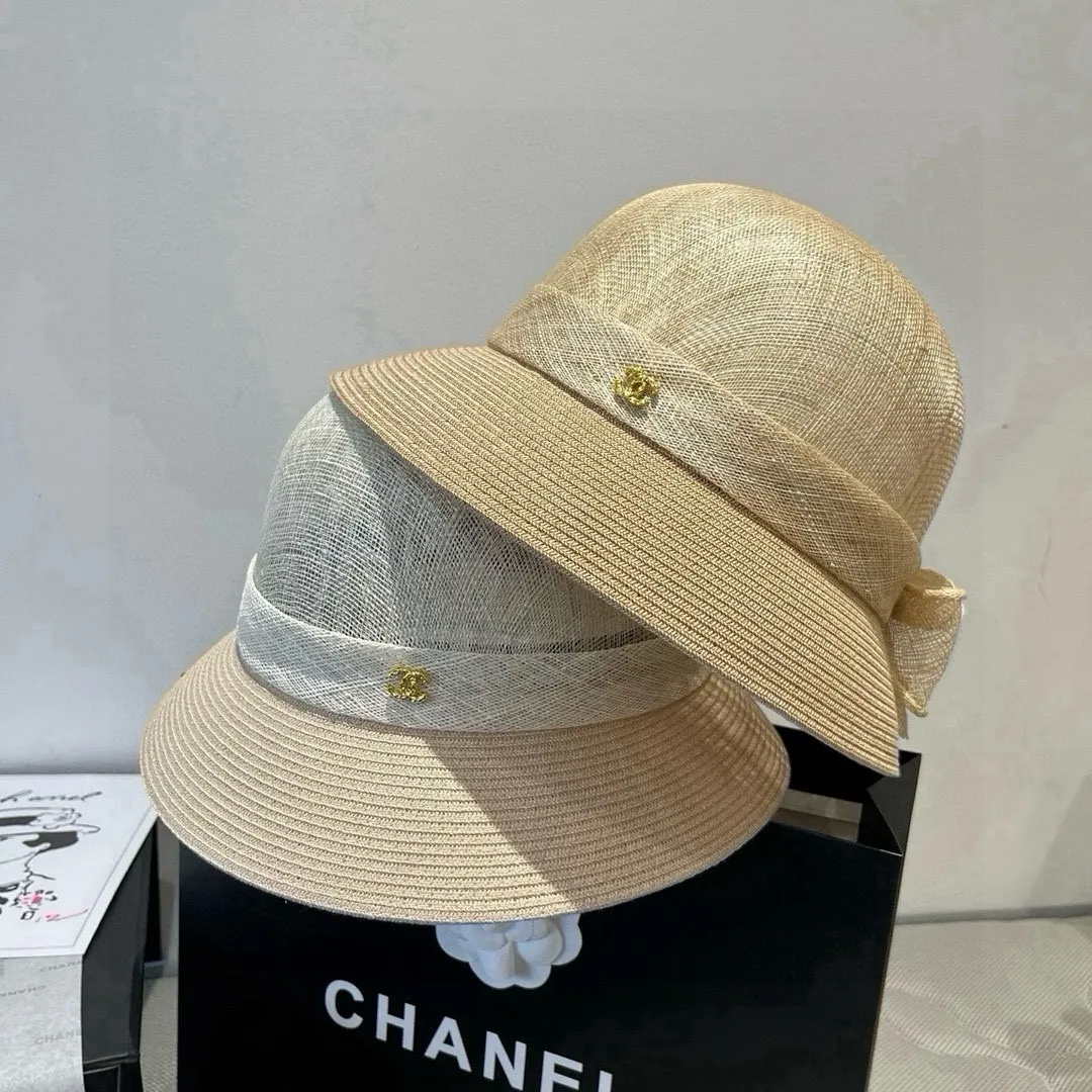 💰220¥ Chanel linen hat, high-end basin hat, head circumference 57cm