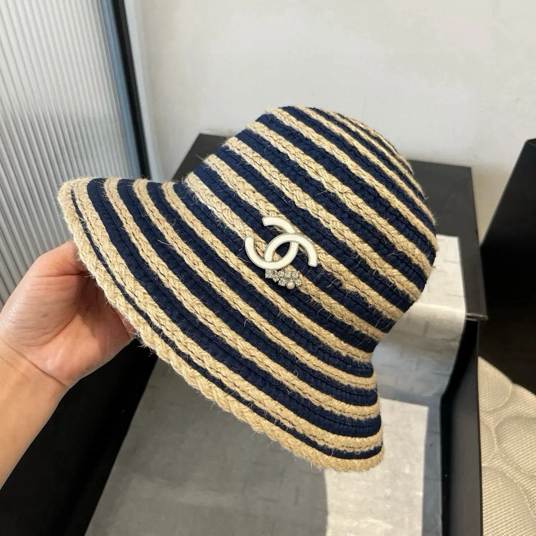 💰140¥ Chanel knitted bucket hat, head circumference 57cm