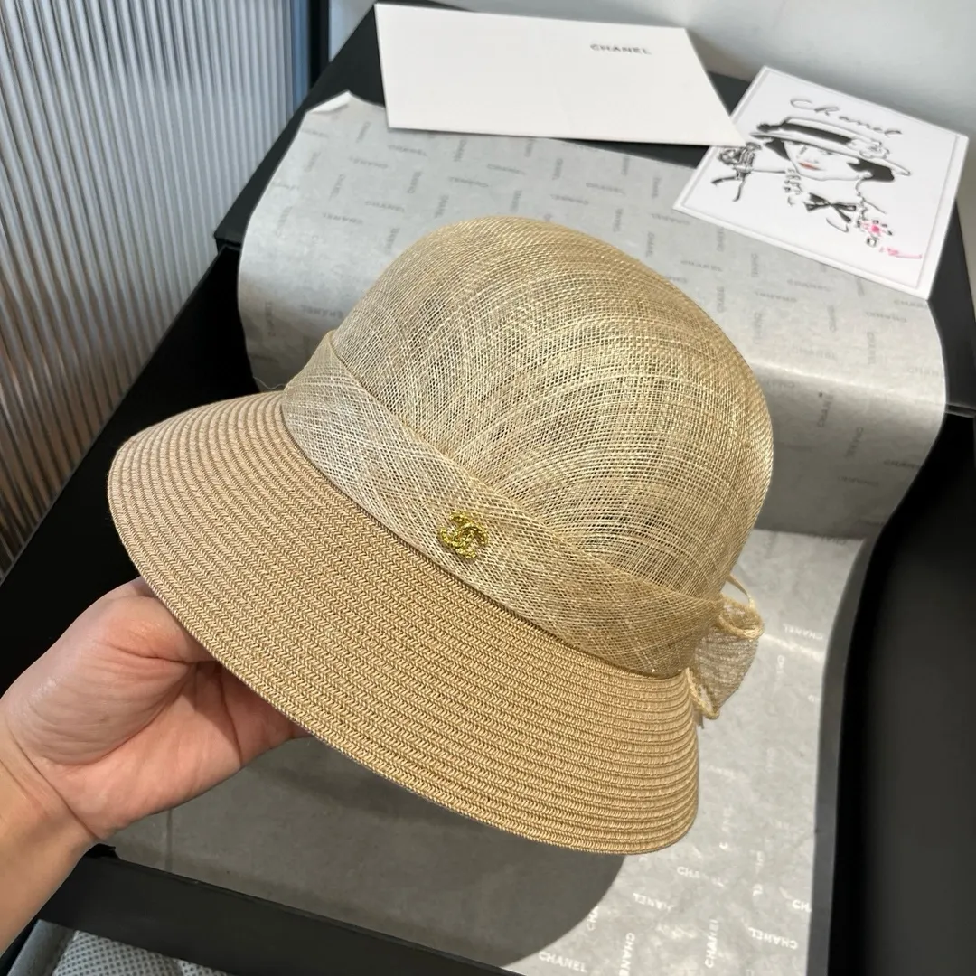 💰220¥ Chanel linen hat, high-end basin hat, head circumference 57cm