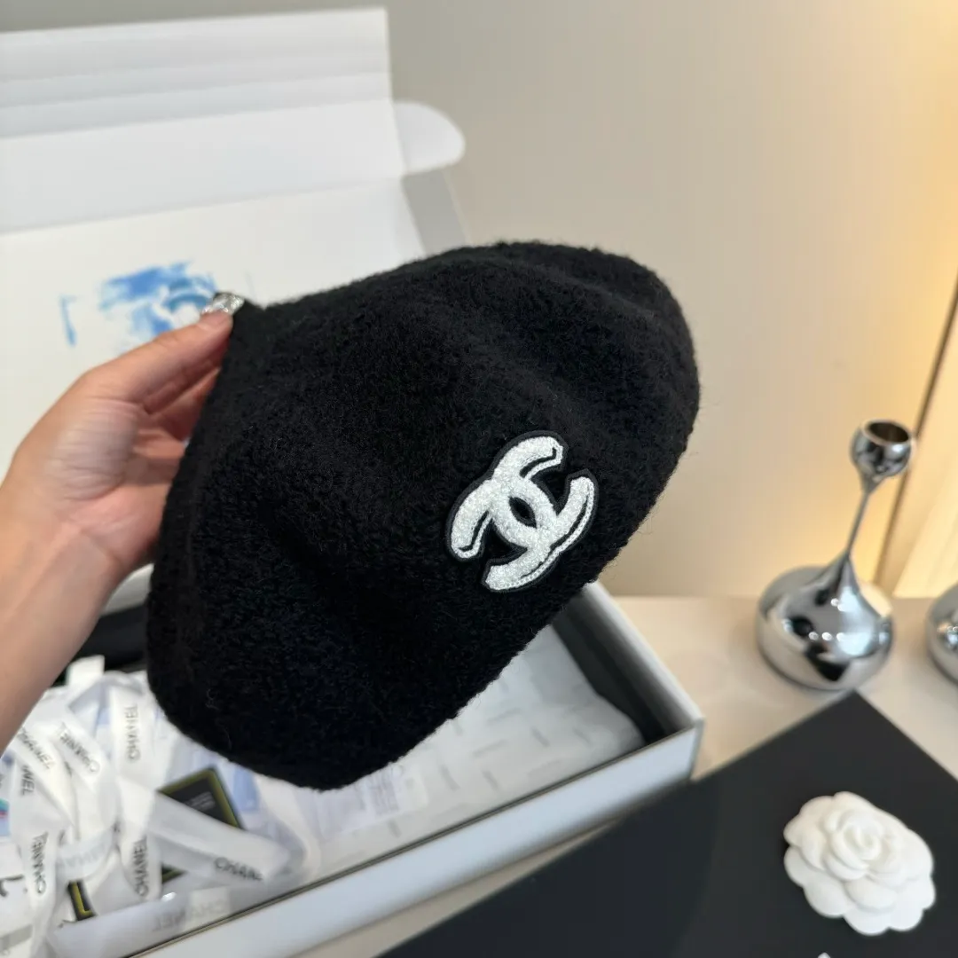 🉐180¥ Chanel wool beret, pumpkin hat, 100% wool🦙 fabric, head circumference 57cm