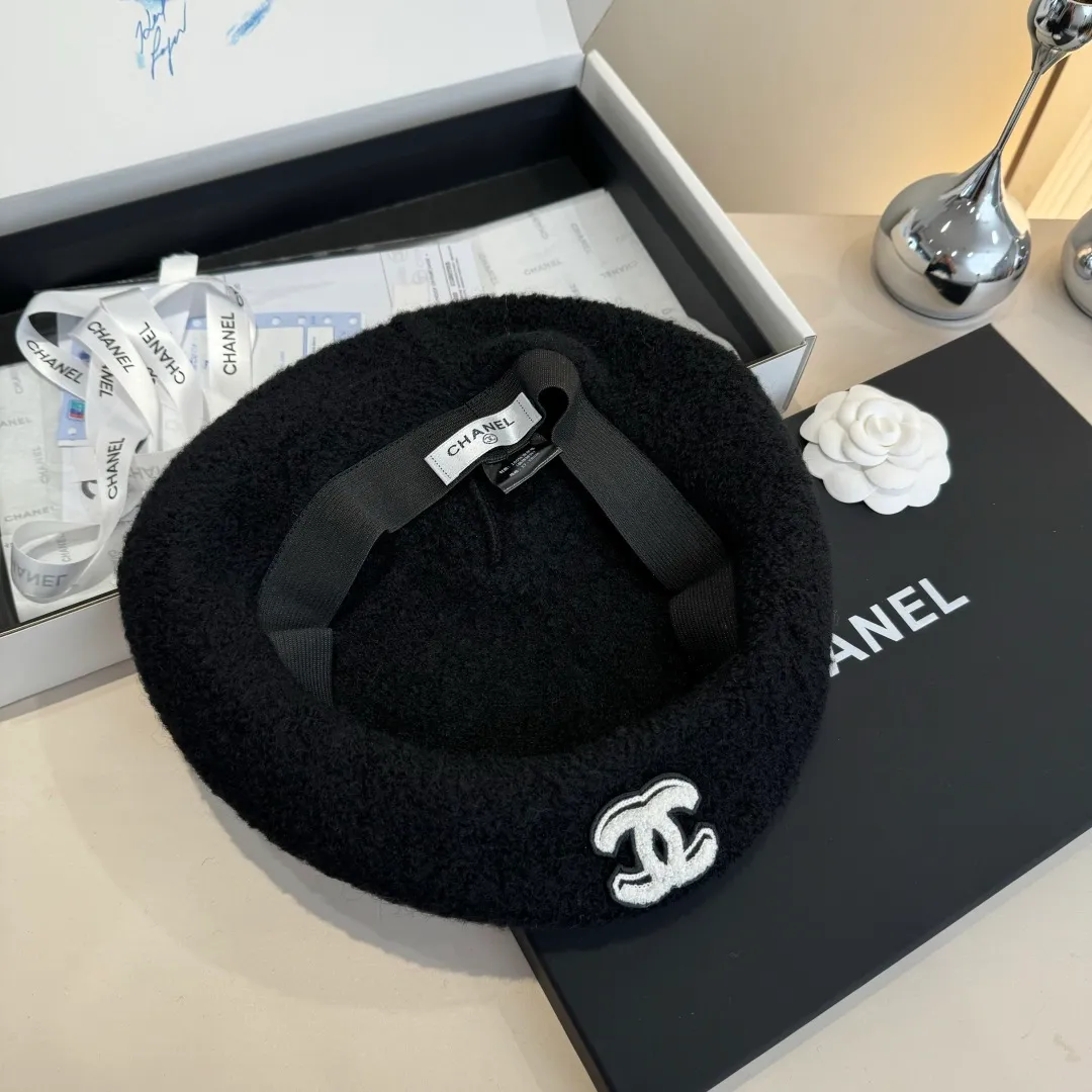 🉐180¥ Chanel wool beret, pumpkin hat, 100% wool🦙 fabric, head circumference 57cm