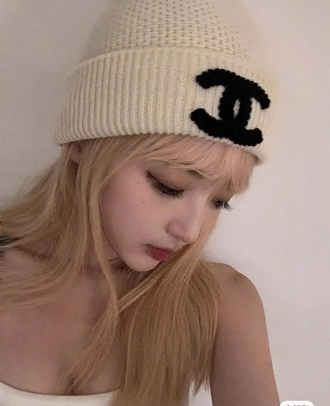 💰190¥ Chanel scarf hat set