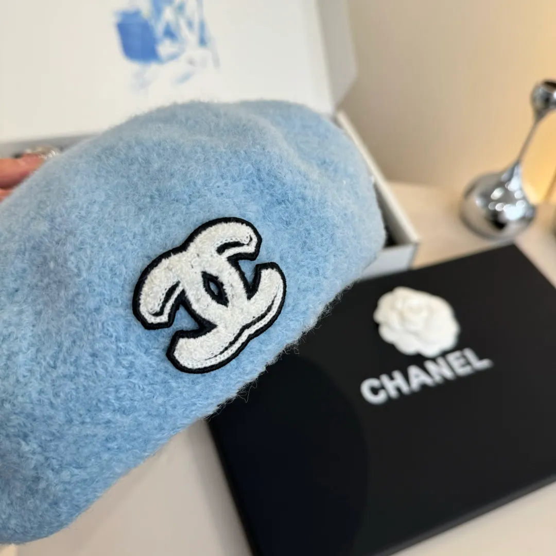 🉐180¥ Chanel wool beret, pumpkin hat, 100% wool🦙 fabric, head circumference 57cm