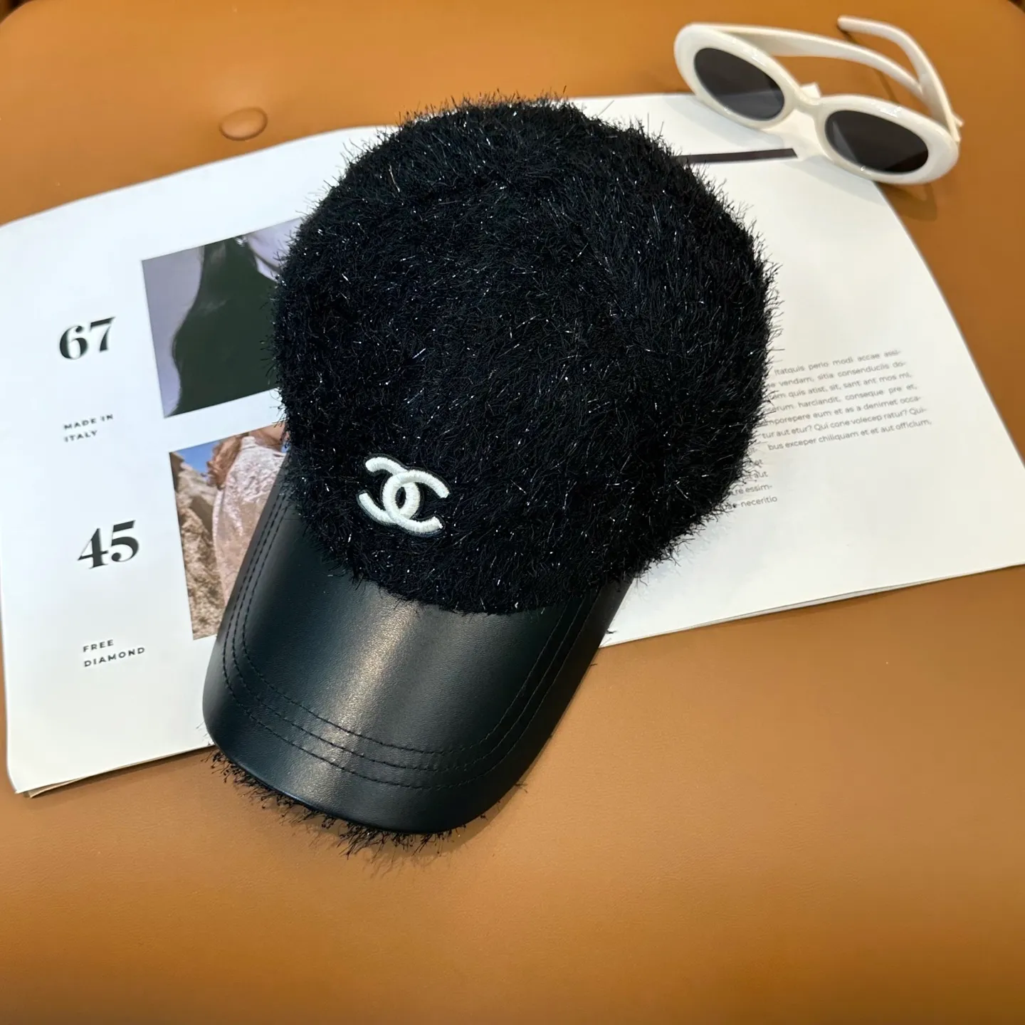P76💛 Comes with dust bag [CHANEL Chanel] New autumn and winter small fragrance style baseball cap🧢, the big brand model is super easy to match, one that you can wear with your eyes closed