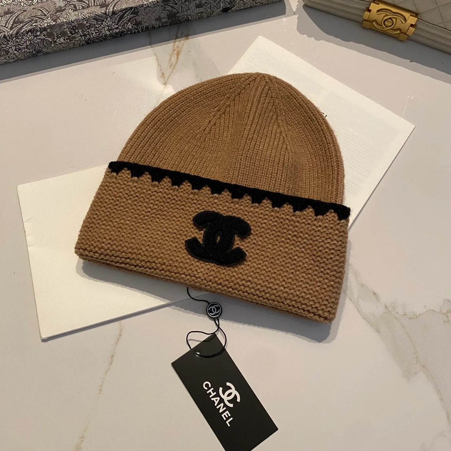 Chanel Chanel knitted hat
