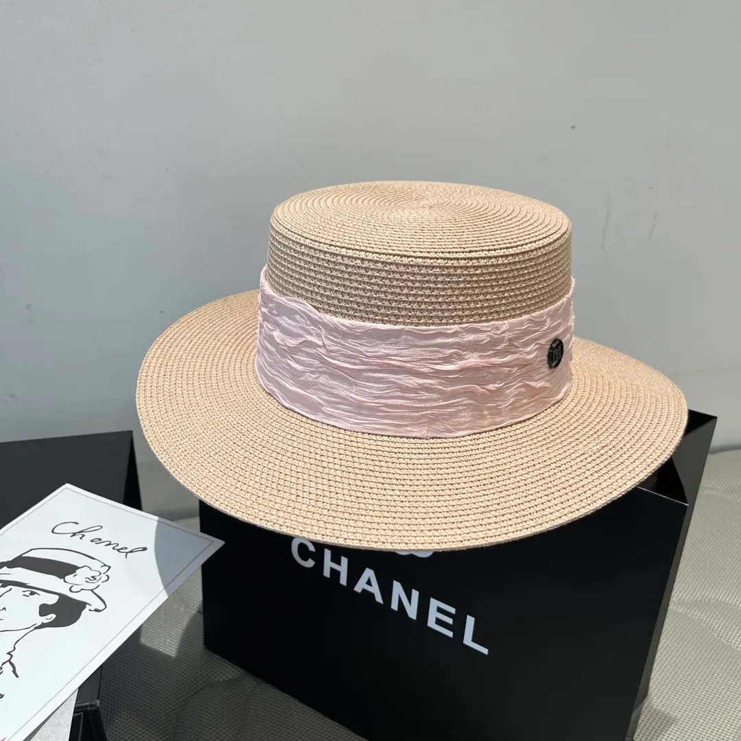 💰110¥ Chanel's new double M flat hat, sunshade hat, head circumference 57cm