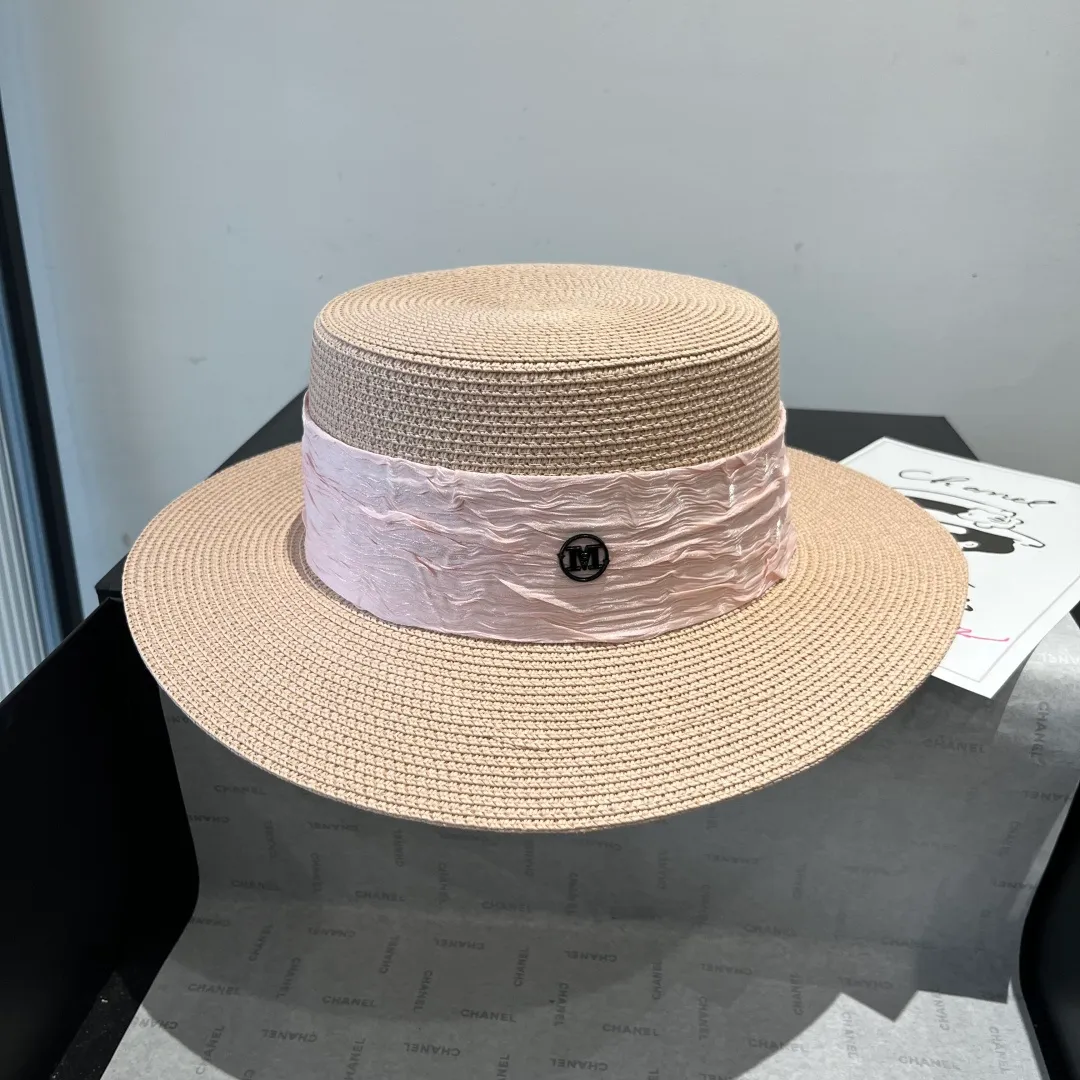 💰110¥ Chanel's new double M flat hat, sunshade hat, head circumference 57cm