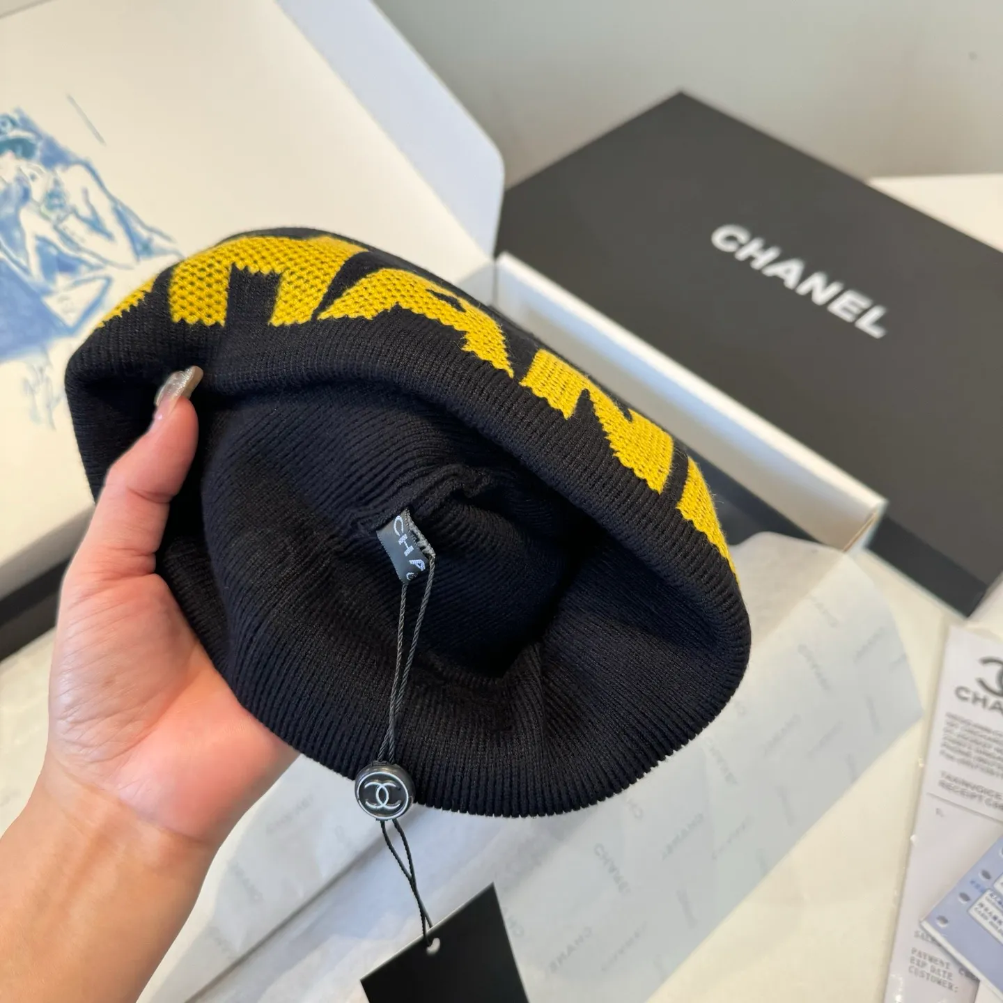 💰70¥ Chanel knitted beanie