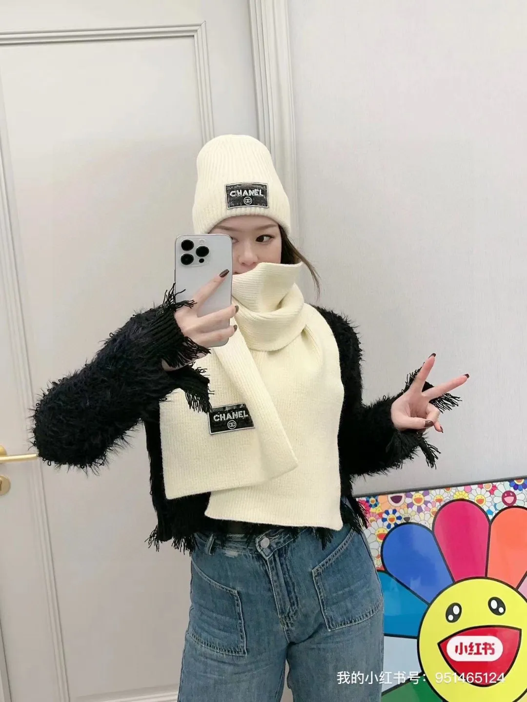 P170 CHANEL Xiaohongshu popular style, official website new classic suit hat! Hat ➕Scarf! It feels great in hand! It’s warm and super comfortable. This winter, all you need is a hat set like this. It’s warm and fashionable! Welcome to choose!!