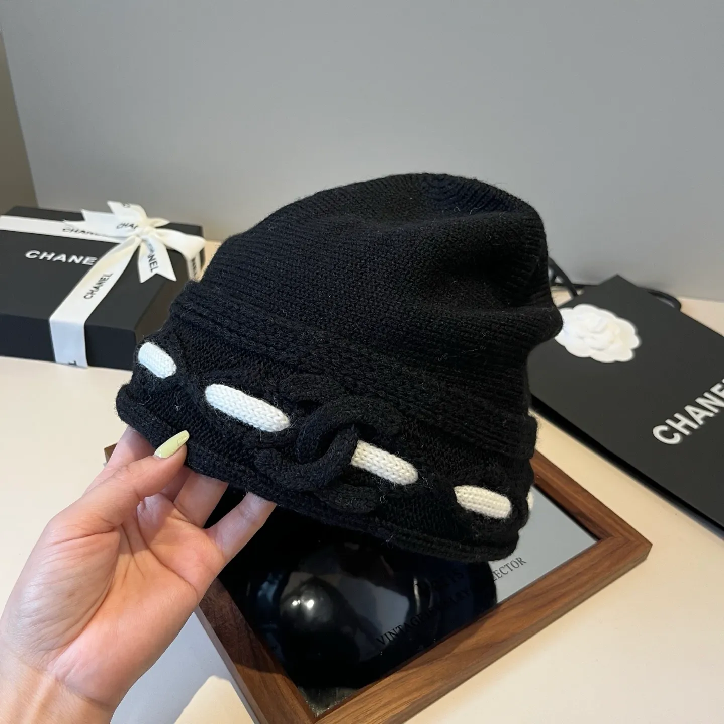 💰70¥ Chanel knitted beanie