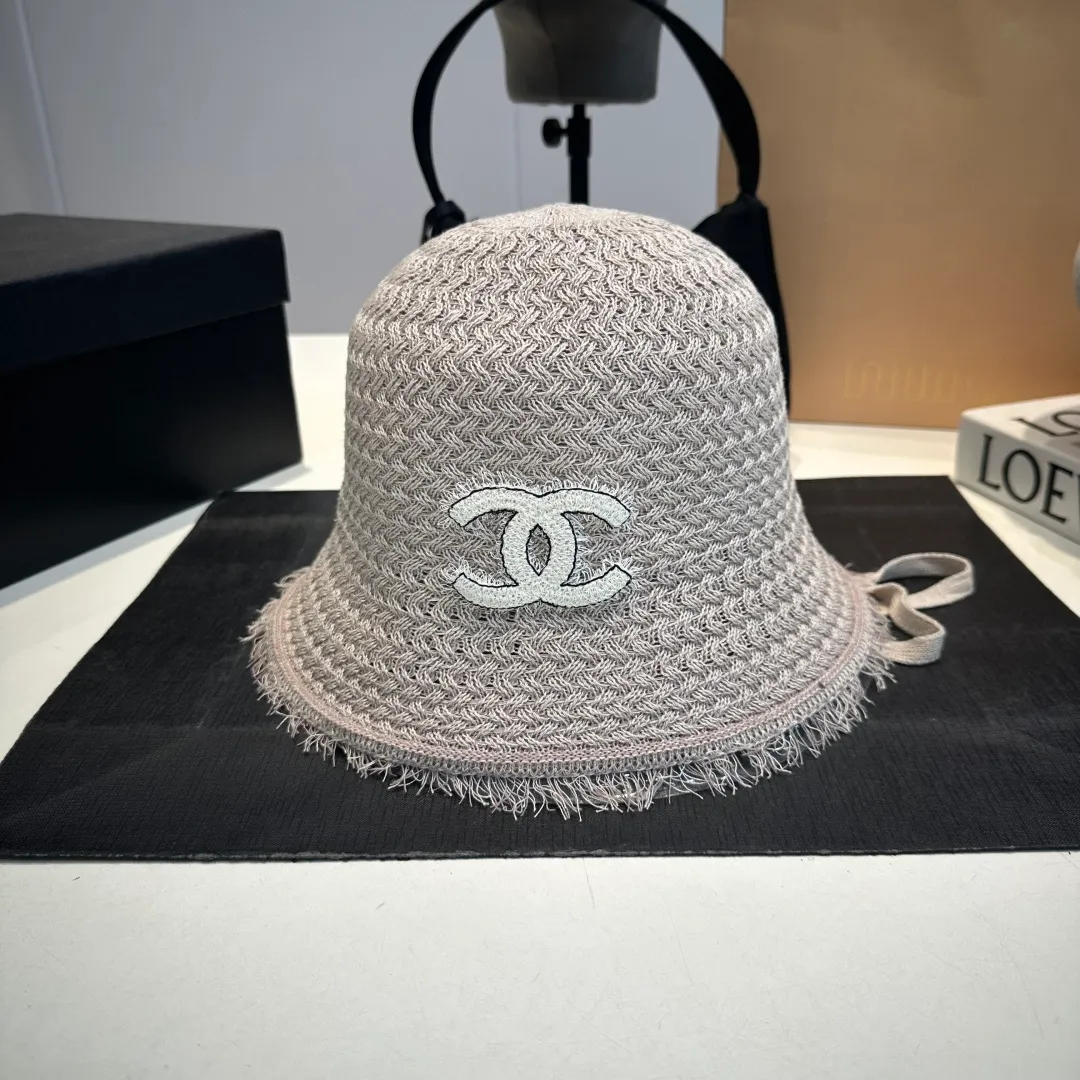 P60 Chanel sunshade bucket hat, foldable, head circumference 57cm