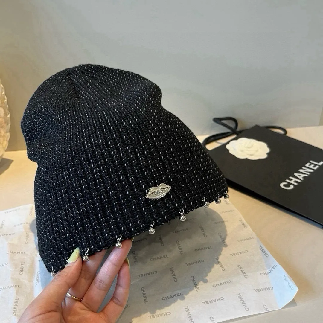 💰110¥ Chanel new knitted bucket hat, head circumference 57cm