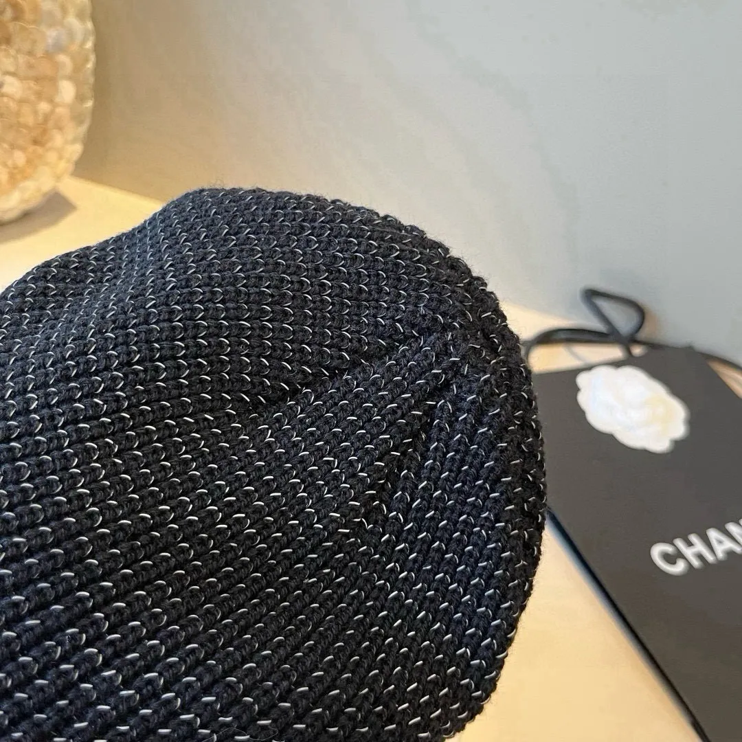 💰110¥ Chanel new knitted bucket hat, head circumference 57cm