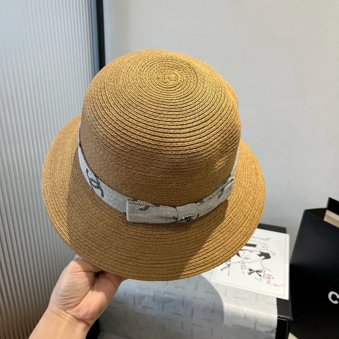 💰120¥ Chanel straw hat, advanced customization, head circumference 57cm.