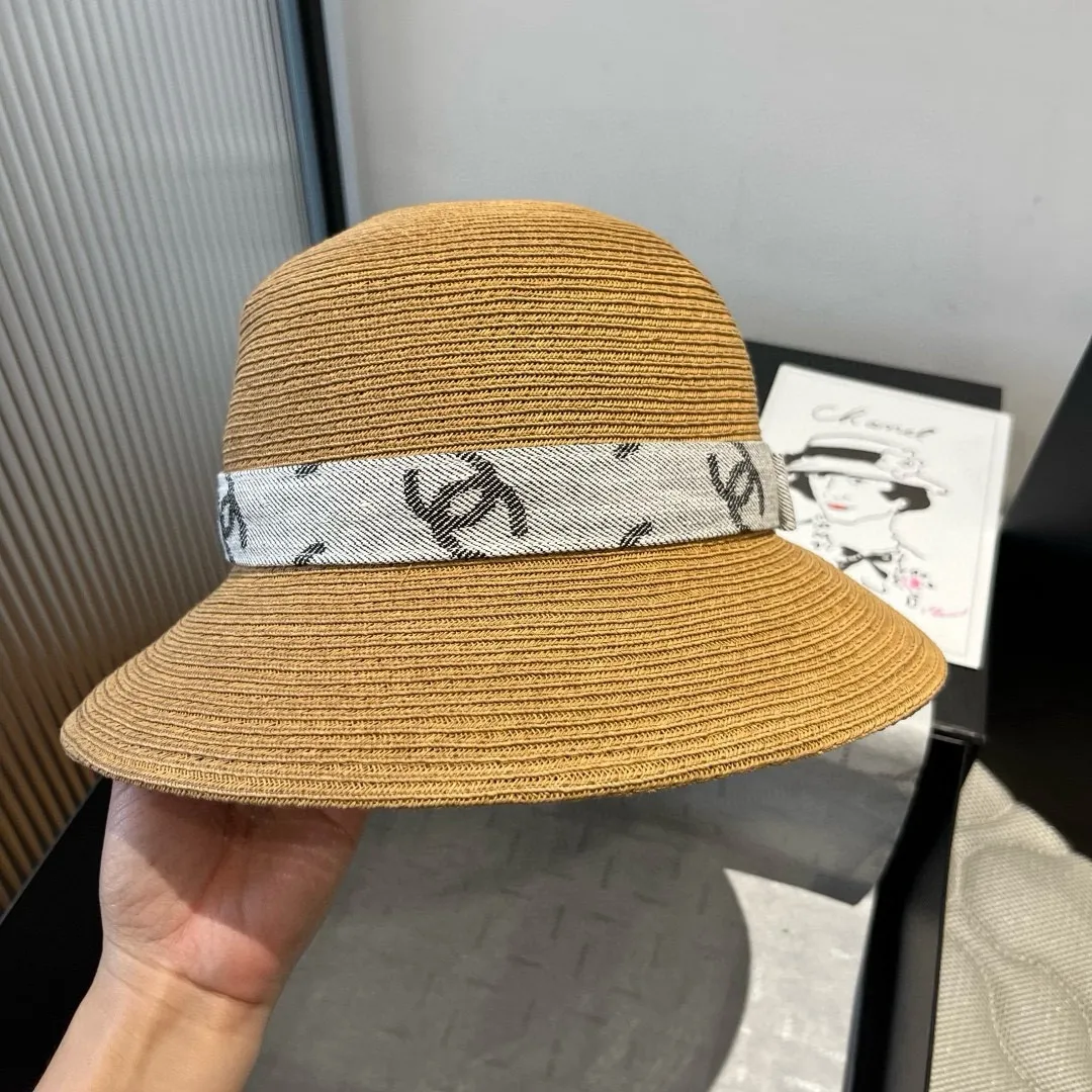 💰120¥ Chanel straw hat, advanced customization, head circumference 57cm.