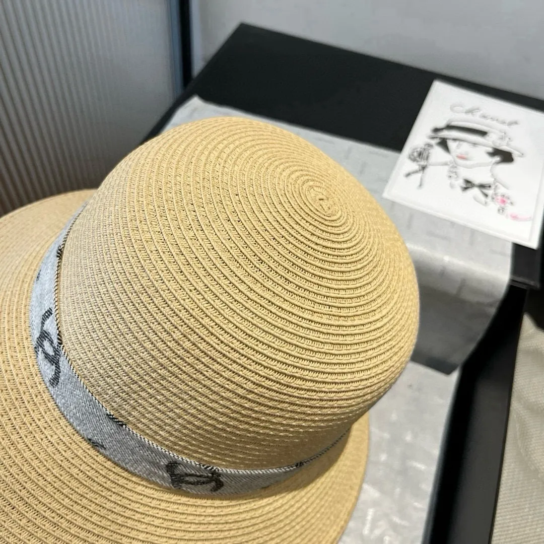 💰120¥ Chanel straw hat, advanced customization, head circumference 57cm.