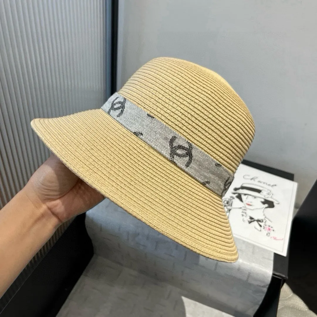 💰120¥ Chanel straw hat, advanced customization, head circumference 57cm.