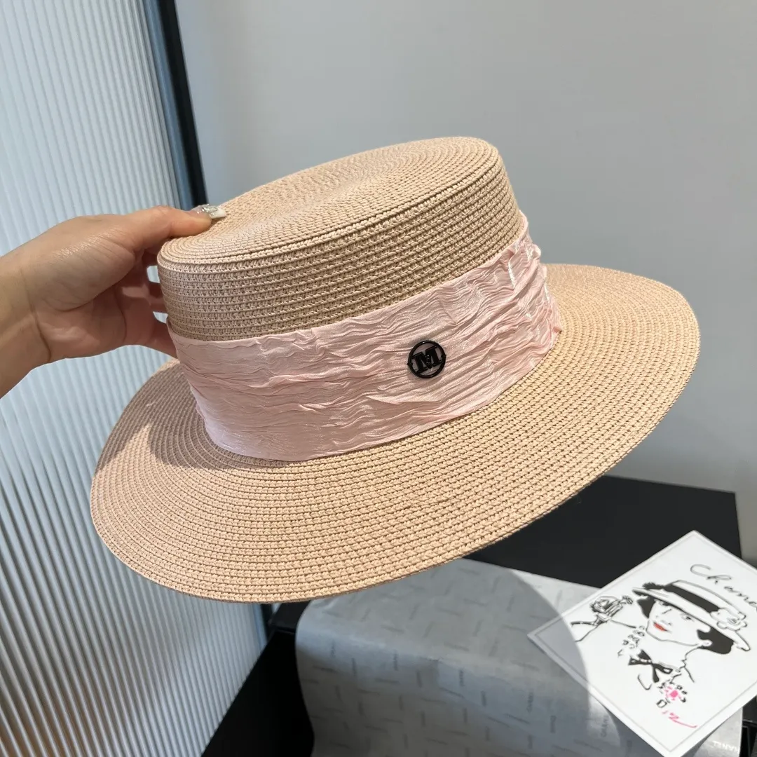 💰110¥ Chanel's new double M flat hat, sunshade hat, head circumference 57cm