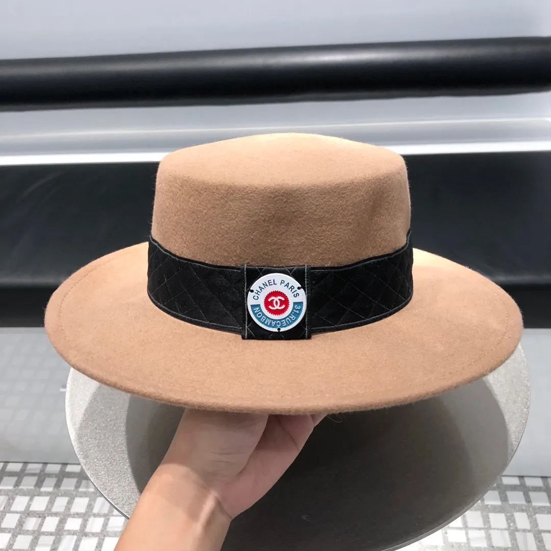 P220 Chanel Chanel 2020 autumn and winter new wool 🦙% top hat, flat hat, a must-have model for Internet celebrities, super high-end.