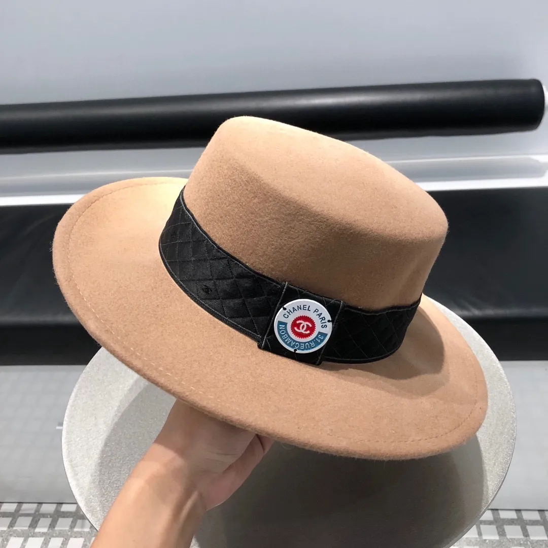P220 Chanel Chanel 2020 autumn and winter new wool 🦙% top hat, flat hat, a must-have model for Internet celebrities, super high-end.