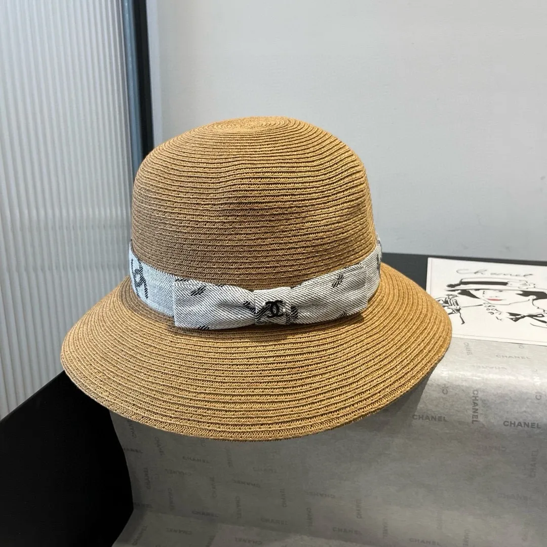 💰130¥ Chanel straw hat, advanced customization, head circumference 57cm.