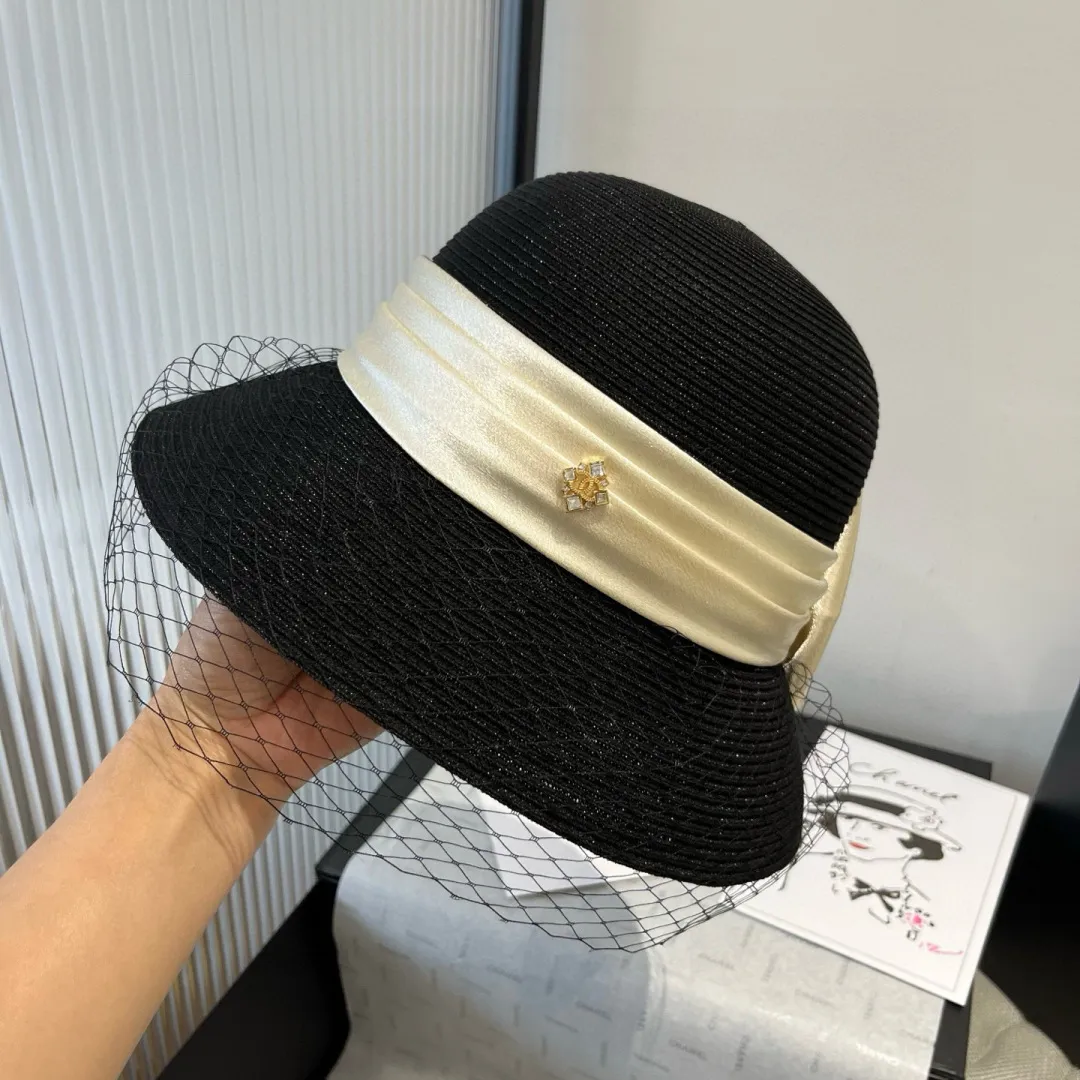 💰170¥ Chanel mesh basin hat, made of high-grade PP straw, head circumference 57cm