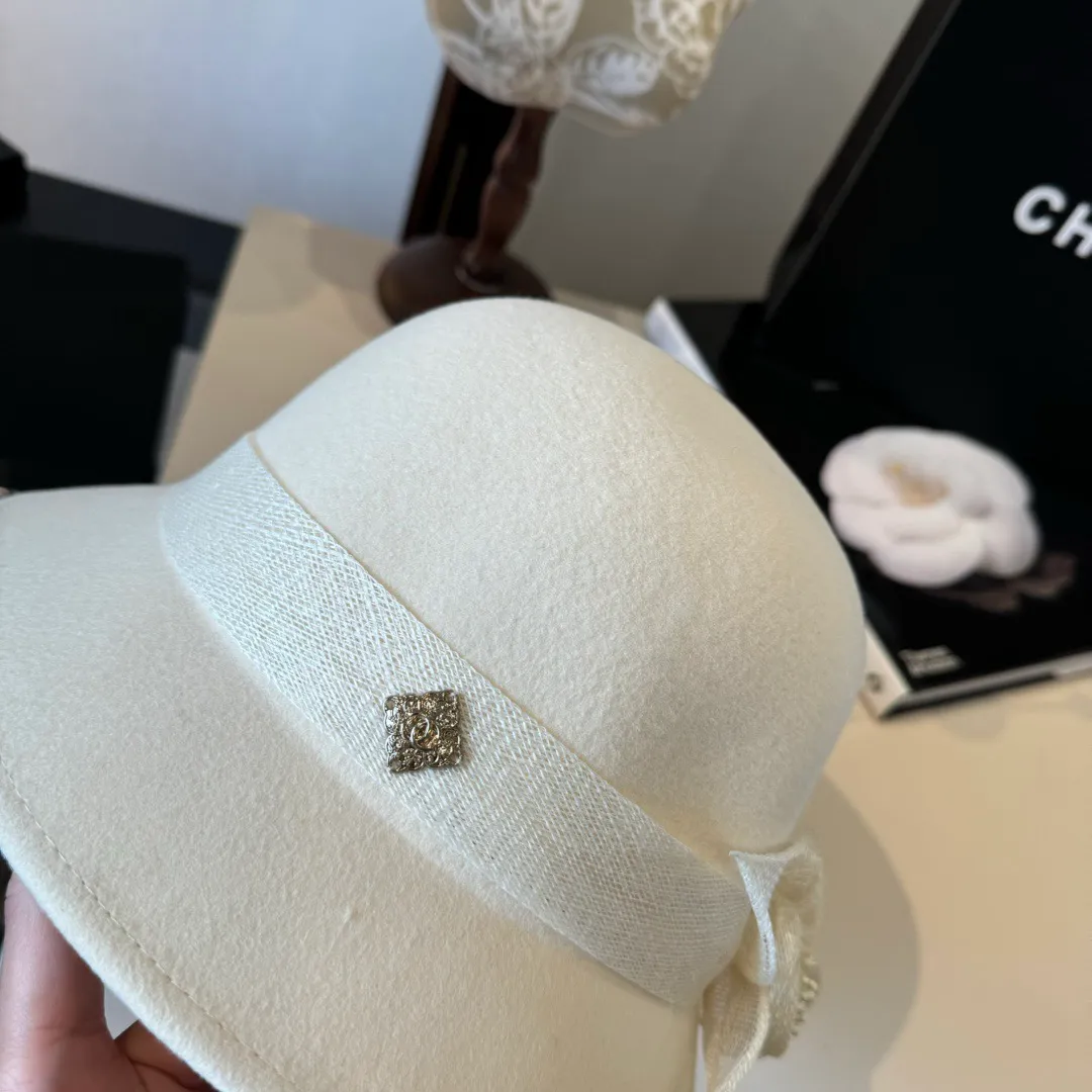 💰240¥ Chanel imported linen yarn hat, advanced customization, head circumference 57cm