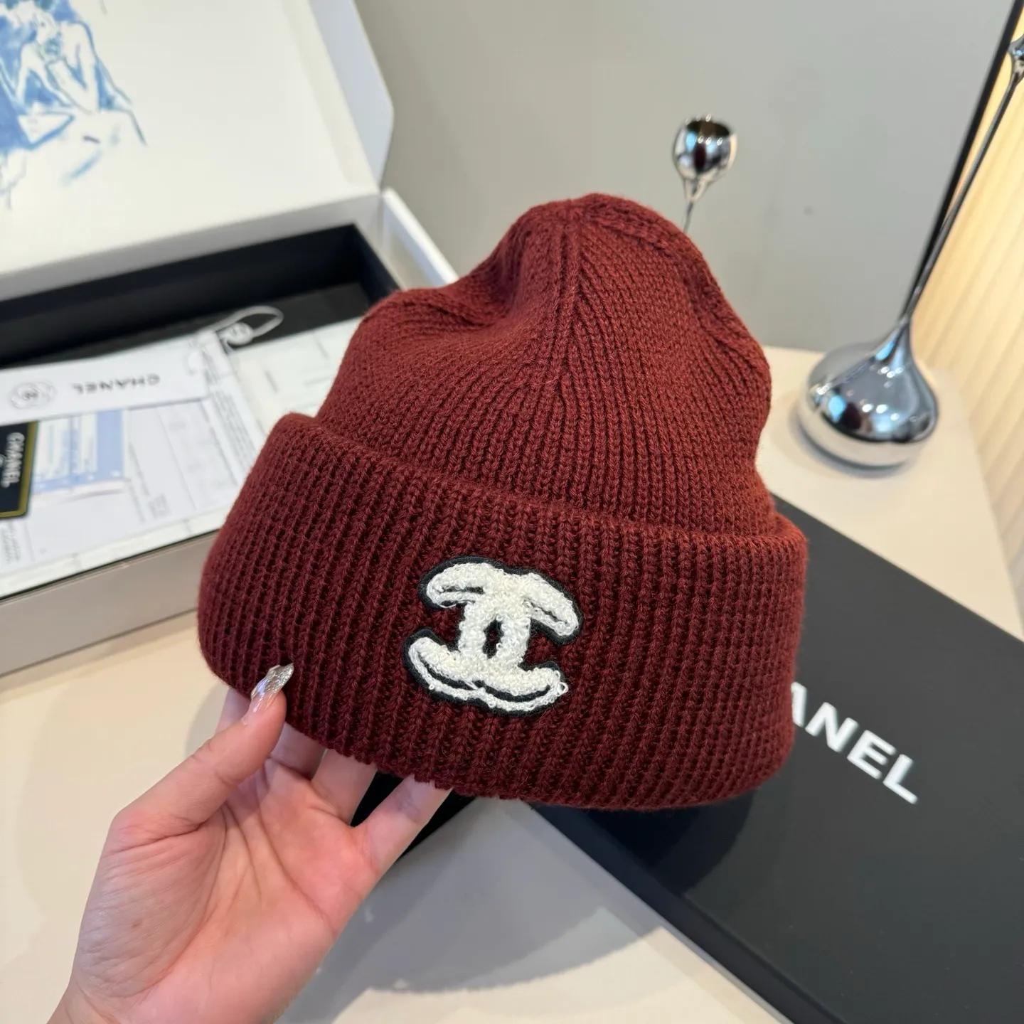 💰80¥ Chanel knitted beanie