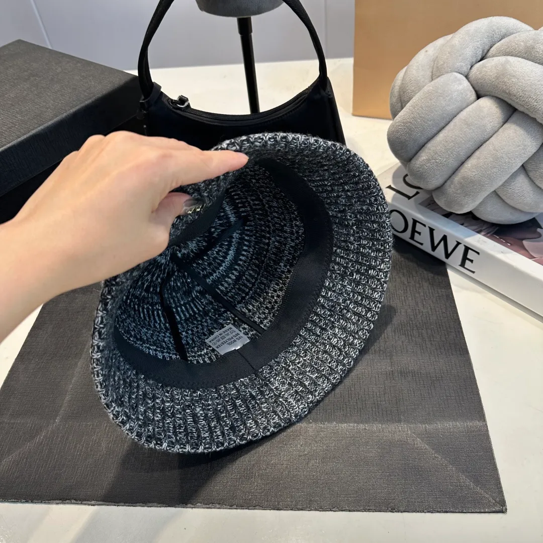 P60 CHANEL Chanel 2025 autumn and winter new style wool cashmere bucket hat, 🔆Quality goddess style ~ a must-have for going out on the street