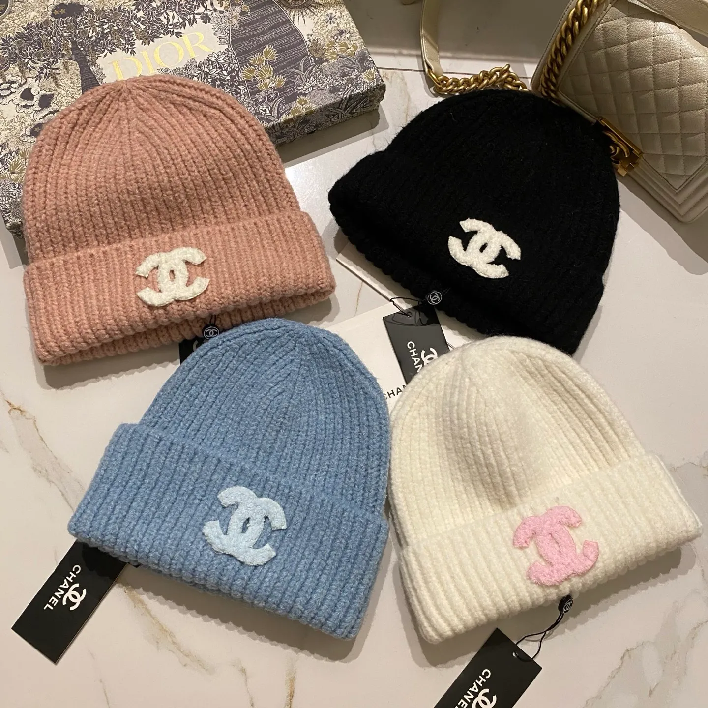 Chanel Chanel knitted hat