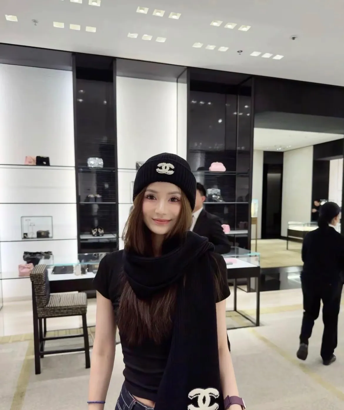 💰80¥ Chanel knitted beanie