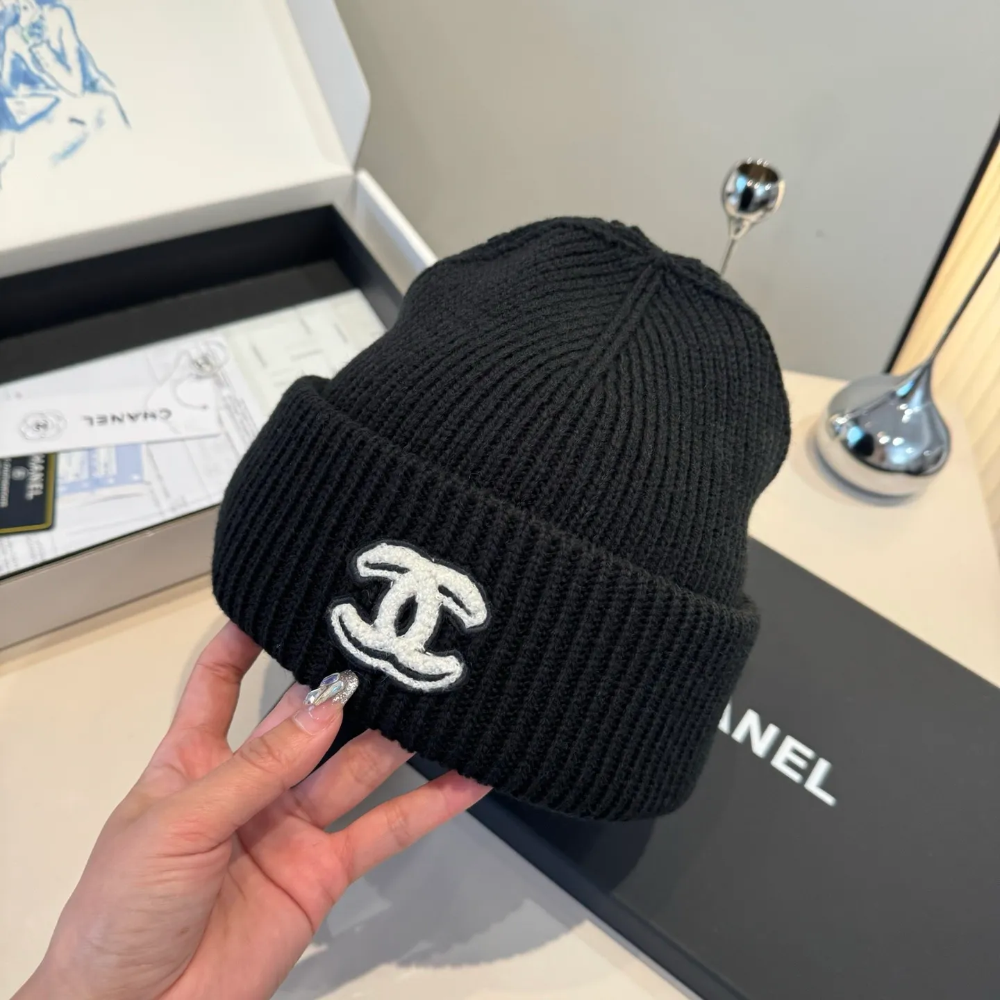 💰80¥ Chanel knitted beanie