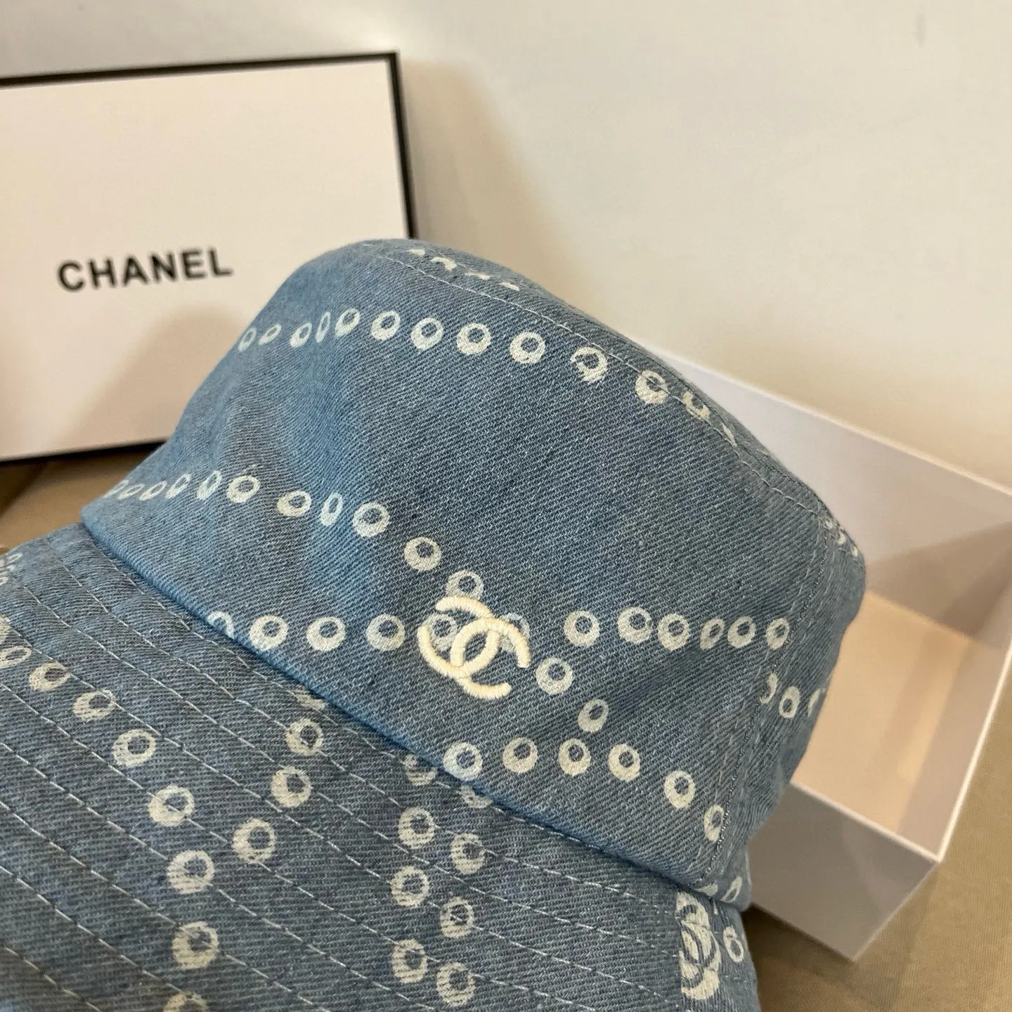 P60 CHANEL Chanel 2025 new style small fragrance big brand fisherman hat, counter classic style, unisex, head circumference 57