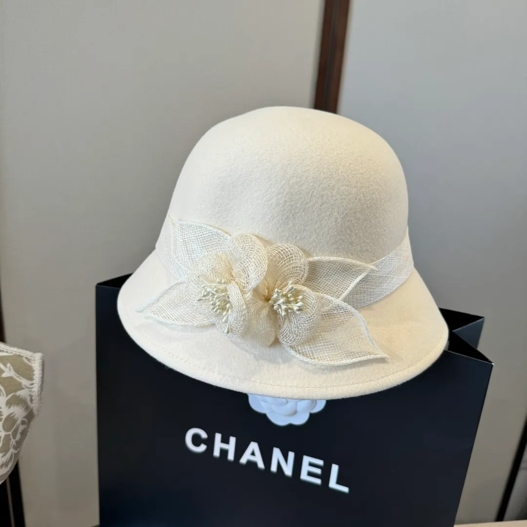 💰240¥ Chanel imported linen yarn hat, advanced customization, head circumference 57cm