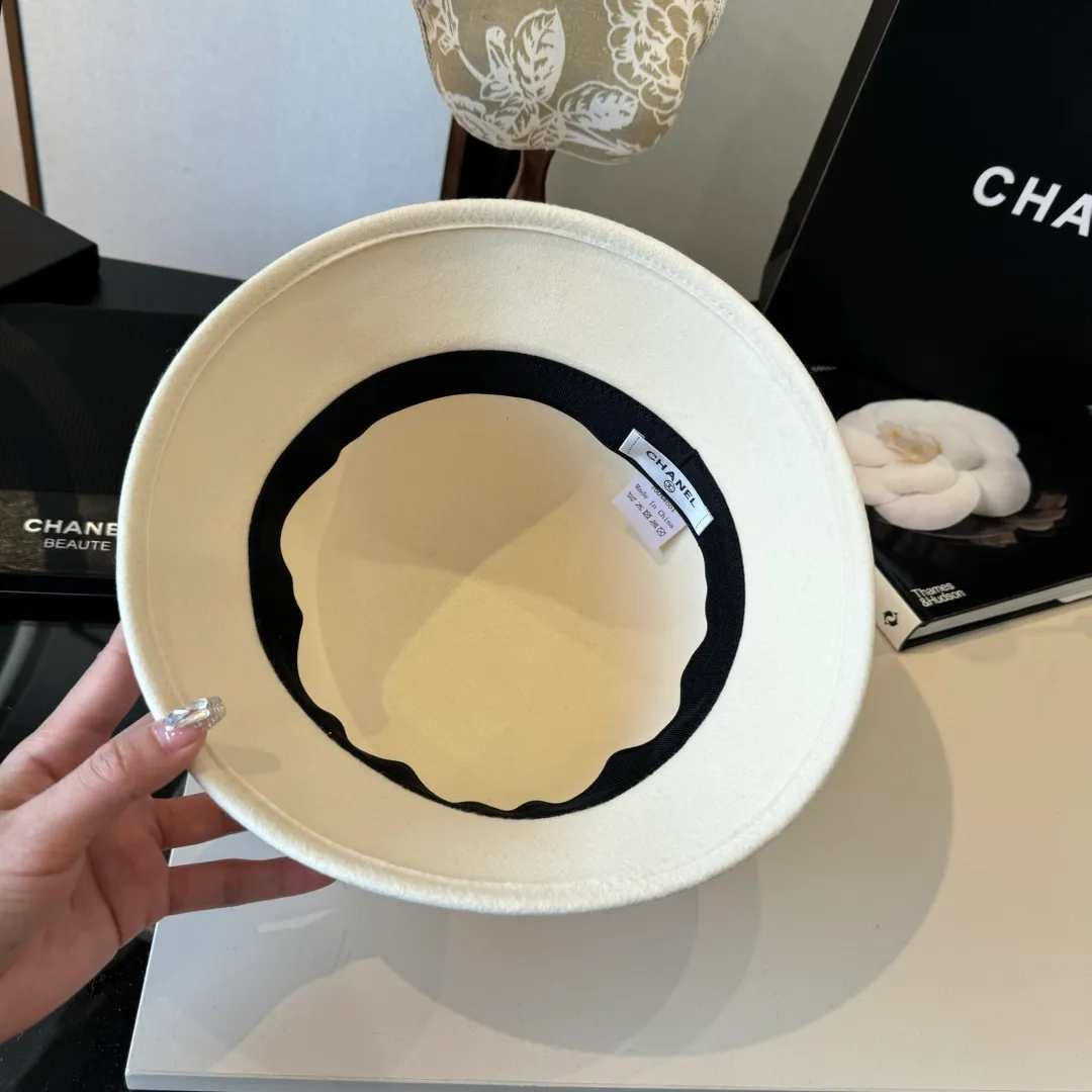 💰240¥ Chanel imported linen yarn hat, advanced customization, head circumference 57cm